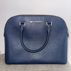 Michael Kors Dark Blue Satchel